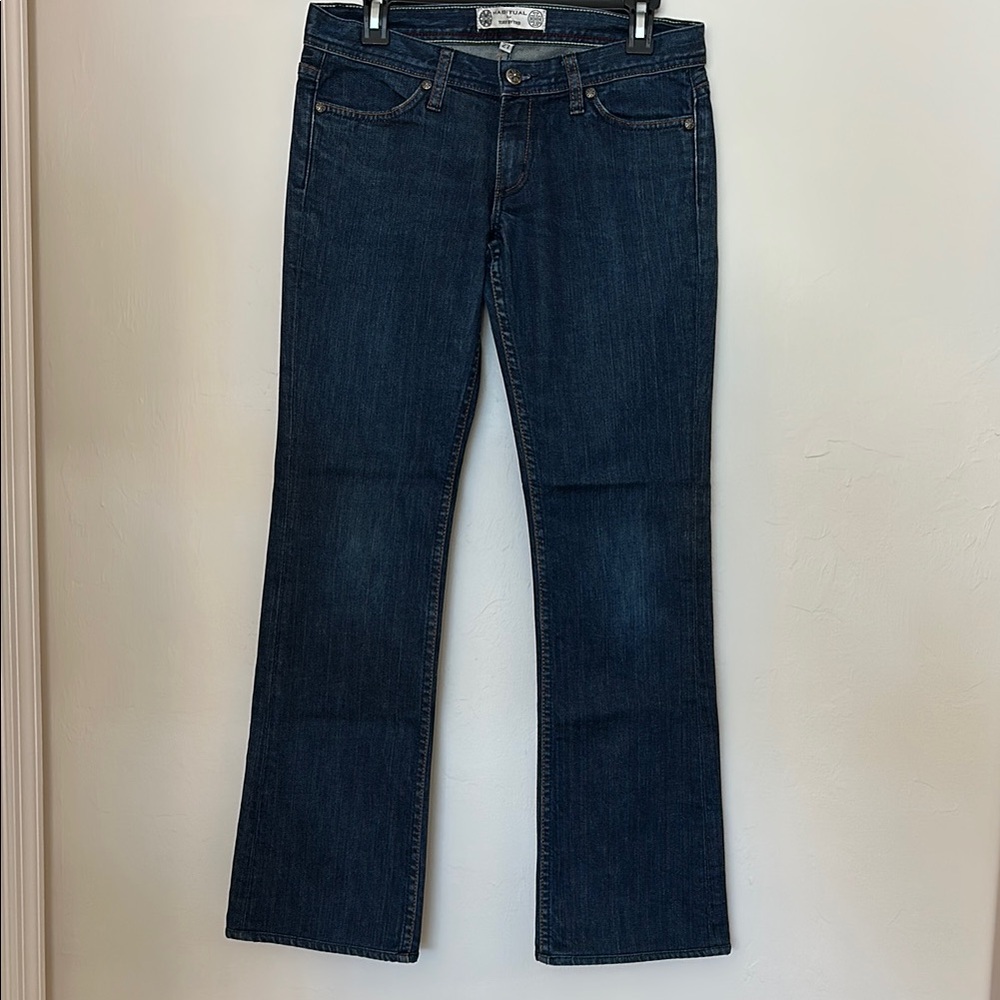 NWOT Habitual for Tory Burch Blue Boot Cut Jeans Classic Style sz 27